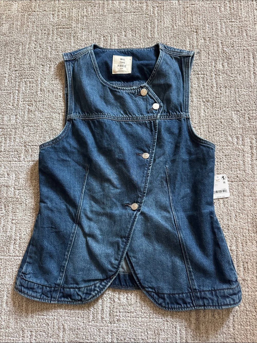 We The Free denim vest